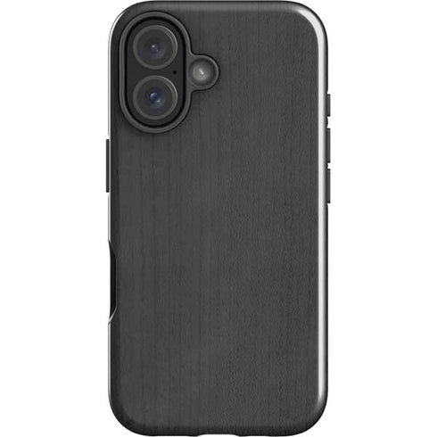Ebony Wood iPhone 16 Impact Case